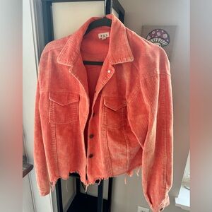 Frayed Corduroy Jacket
